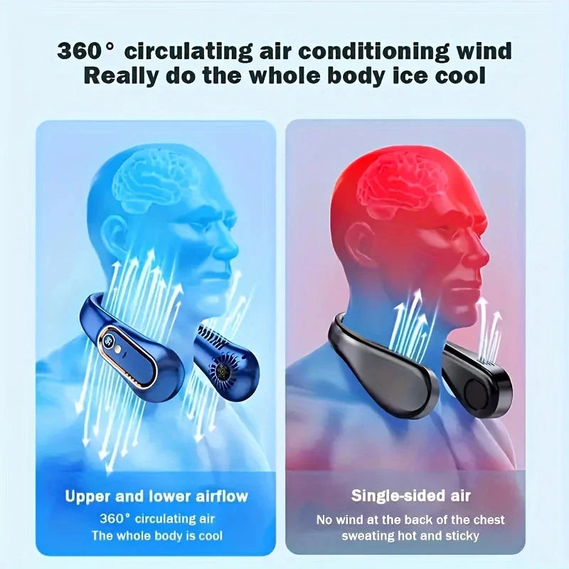 Portable Bladeless Hanging Neck Fan