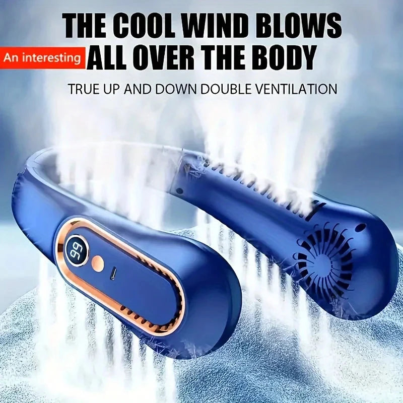 Portable Bladeless Hanging Neck Fan