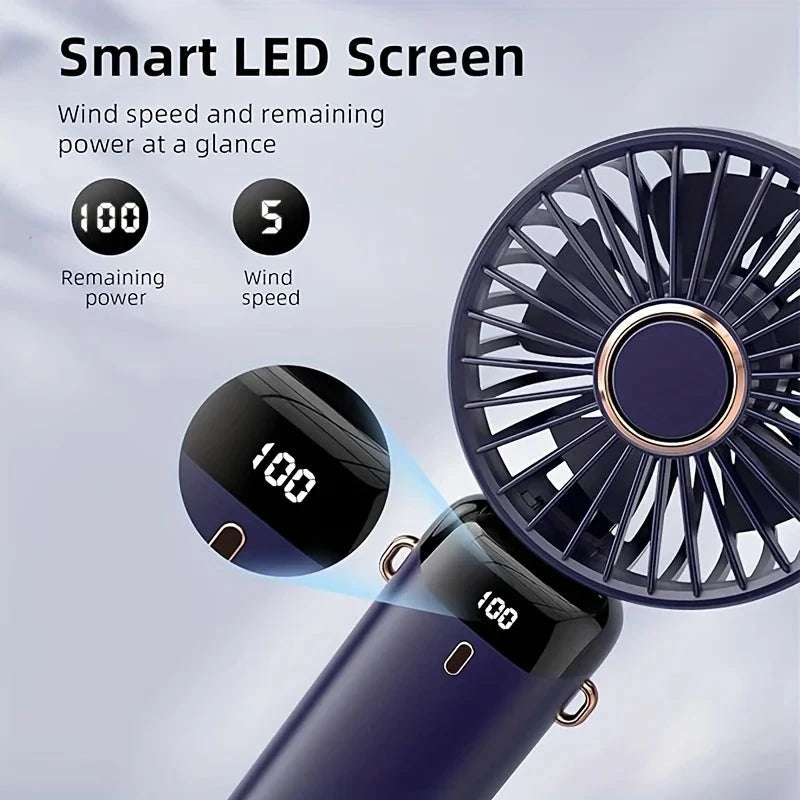 Portable Mini Fan With 6 Speeds