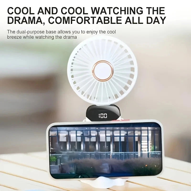 Portable Mini Fan With 6 Speeds